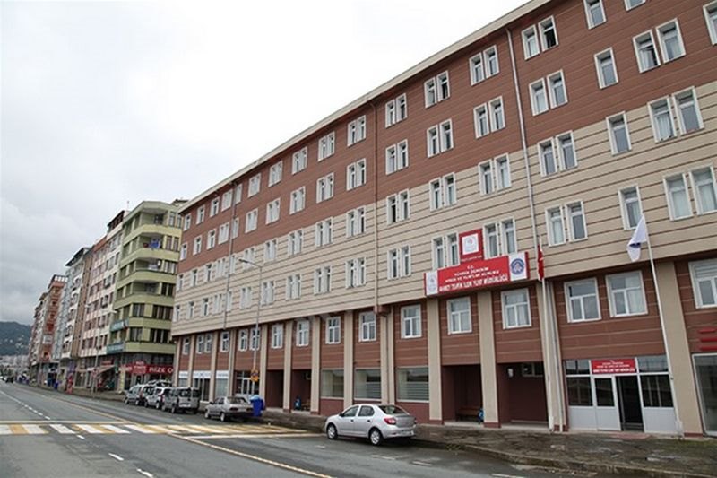 Ahmet Tevfik İleri Kyk Erkek Öğrenci Yurdu - Rize KYK öğrenci yurdu dış görünüşü