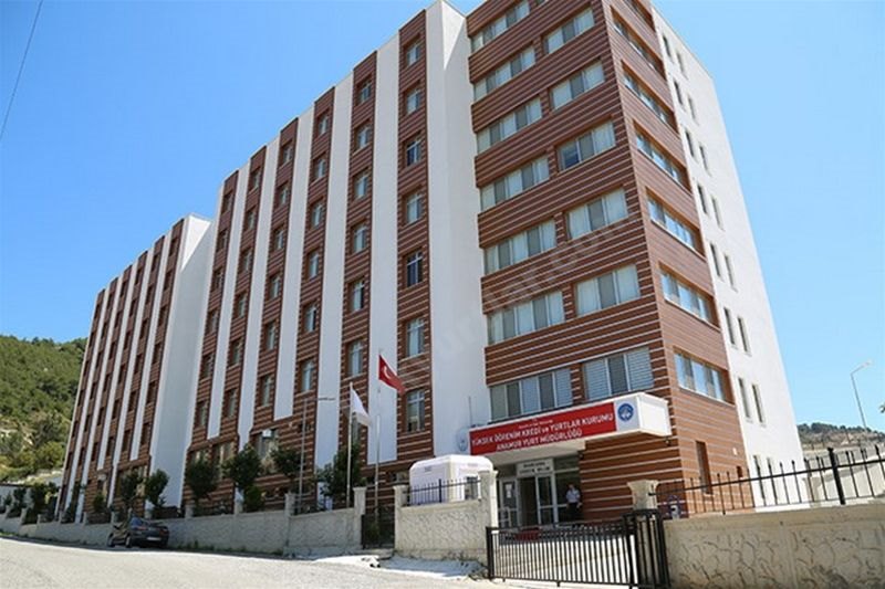 Anamur Kyk Kız Ve Erkek Öğrenci Yurdu - Mersin KYK öğrenci yurdu dış görünüşü