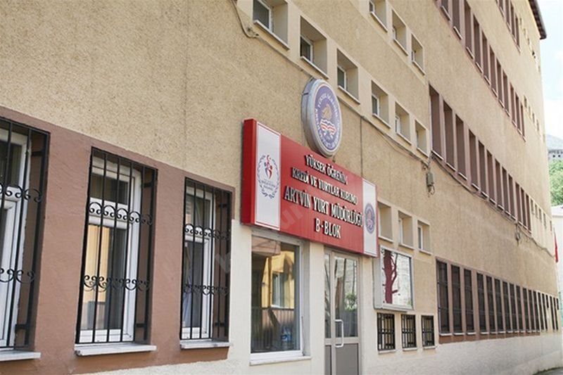 Artvin Kyk Erkek Öğrenci Yurdu - Artvin KYK öğrenci yurdu dış görünüşü