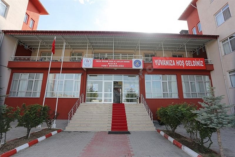 Bayat Kyk Kız Ve Erkek Öğrenci Yurdu - Adıyaman KYK öğrenci yurdu dış görünüşü