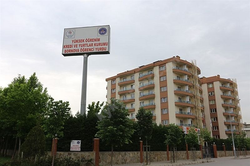 Bornova Kyk Erkek Öğrenci Yurdu - İzmir KYK öğrenci yurdu dış görünüşü