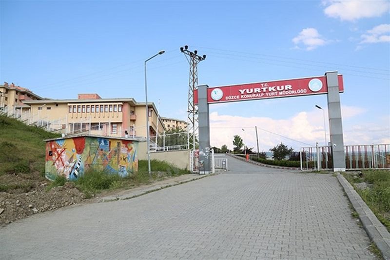 Düzce Konuralp Kyk Kız Öğrenci Yurdu - Düzce KYK öğrenci yurdu dış görünüşü