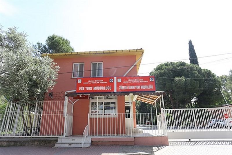 Ege Kyk Kız ve Erkek Öğrenci Yurdu - İzmir KYK öğrenci yurdu dış görünüşü