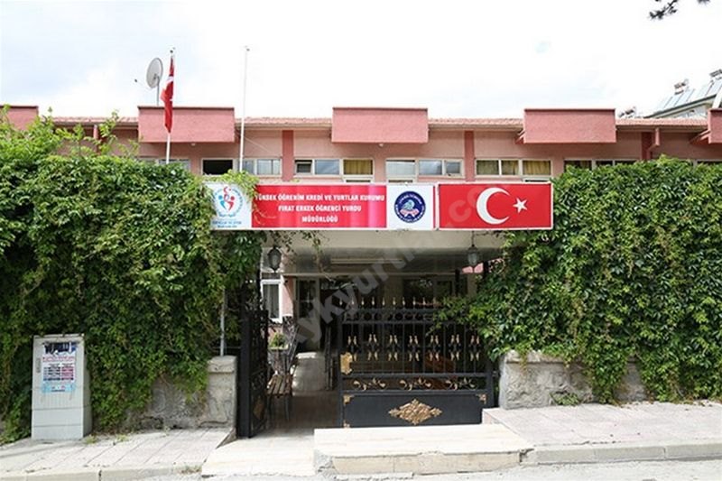 Elazığ Fırat Kyk Erkek Öğrenci Yurdu - Elazığ KYK öğrenci yurdu dış görünüşü