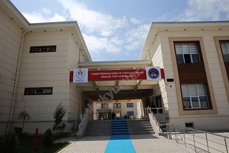 Gölbaşı Kyk Erkek Öğrenci Yurdu - Ankara KYK öğrenci yurdu dış görünüşü