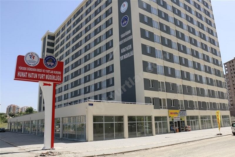 Hunat Hatun Kyk Kız Öğrenci Yurdu - Kayseri KYK öğrenci yurdu dış görünüşü