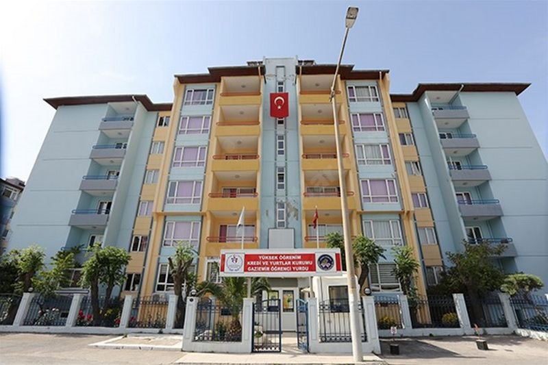 İzmir Gaziemir Kyk Kız Öğrenci Yurdu - İzmir KYK öğrenci yurdu dış görünüşü
