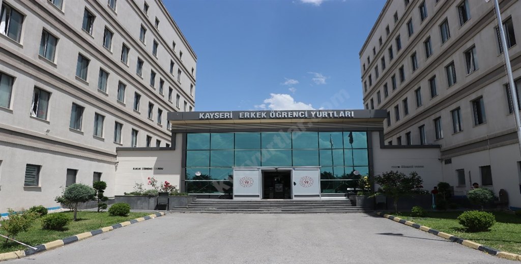 Kayseri Kyk Erkek Öğrenci Yurdu - Kayseri KYK öğrenci yurdu dış görünüşü