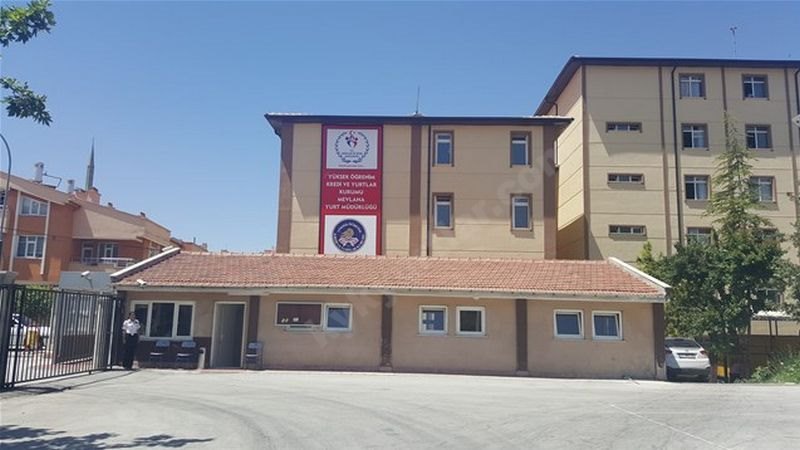 Mevlana Kyk Kız Öğrenci Yurdu - Konya KYK öğrenci yurdu dış görünüşü