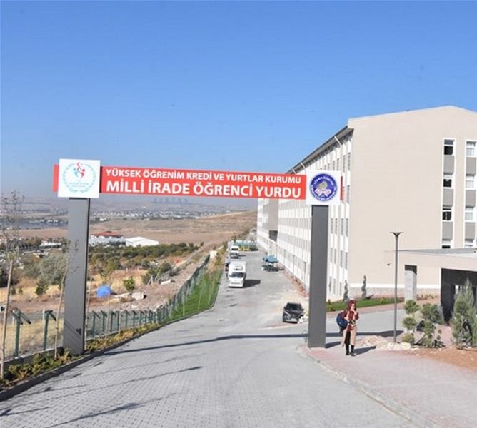 Milli İrade Kyk Kız Öğrenci Yurdu - Ankara KYK öğrenci yurdu dış görünüşü