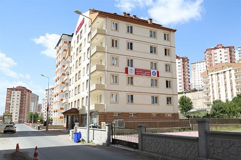 Pertevniyal Sultan Kyk Kız Öğrenci Yurdu - Kayseri KYK öğrenci yurdu dış görünüşü