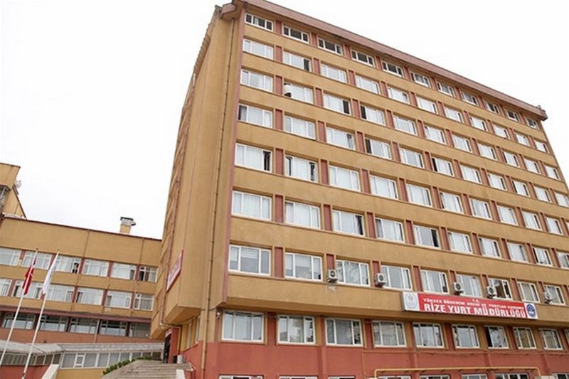 Rize Kyk Kız Öğrenci Yurdu - Rize KYK öğrenci yurdu dış görünüşü