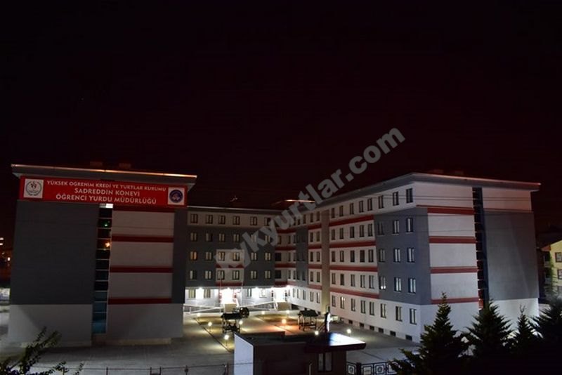 Sadreddin Konevi Kyk Kız Öğrenci Yurdu - Konya KYK öğrenci yurdu dış görünüşü