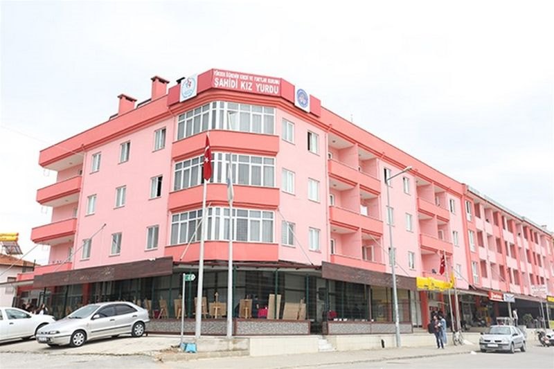 Şahidi Kyk Kız Öğrenci Yurdu - Muğla KYK öğrenci yurdu dış görünüşü