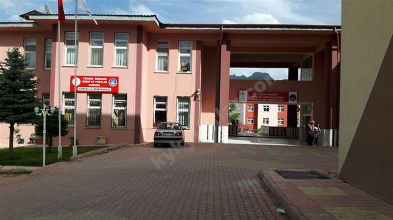 Tunceli Kyk Kız ve Erkek Öğrenci Yurdu - Tunceli KYK öğrenci yurdu dış görünüşü