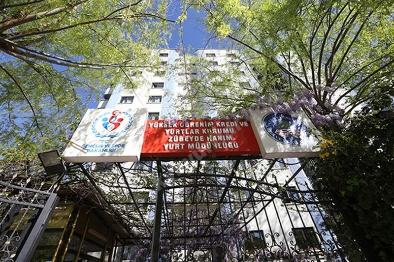 Zübeyde Hanım Kyk Kız Öğrenci Yurdu (Ankara) - Ankara KYK öğrenci yurdu dış görünüşü